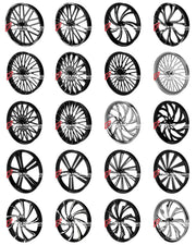 FORZA catalogue sheet 02 - forged wheel designs for HARLEY DAVIDSON FXLR LOW RIDER - Forza Performance