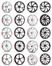 FORZA catalogue sheet 04 - forged wheel designs for HARLEY DAVIDSON FXLR LOW RIDER - Forza Performance