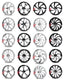 FORZA catalogue sheet 04 - forged wheel designs for HARLEY DAVIDSON FXLR LOW RIDER - Forza Performance
