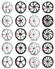 FORZA catalogue sheet 04 - forged wheel designs for HARLEY DAVIDSON FLDE DELUXE - Forza Performance