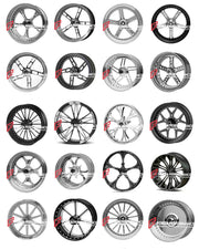 FORZA catalogue sheet 05 - forged wheel designs for HARLEY DAVIDSON FXLR LOW RIDER - Forza Performance