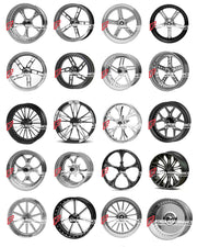 FORZA catalogue sheet 05 - forged wheel designs for HARLEY DAVIDSON XL1200S SPORTSTER SPORT - Forza Performance