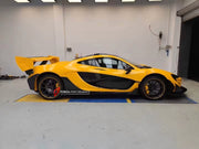 CONVERSION UPGRADE DRY CARBON BODY KIT for MCLAREN 650S 2014 - 2017 upgrade to P1

Set includes:

Front Lip
Front Bumper Body Panel
Side Skirts
Rear Quarter Body Panel
Engine Cover Panel
Rear Spoiler
Rear Bumper
Rear Diffuser
Exhaust System

Material: Dry Carbon

NOTE: Professional installation is required.