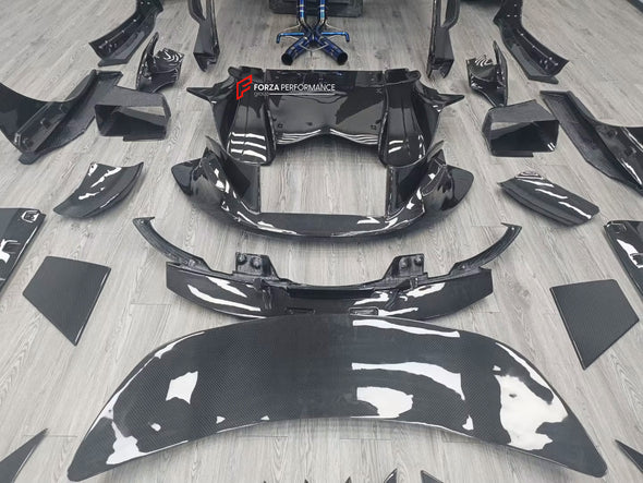 CONVERSION UPGRADE DRY CARBON BODY KIT for MCLAREN 650S 2014 - 2017 upgrade to P1