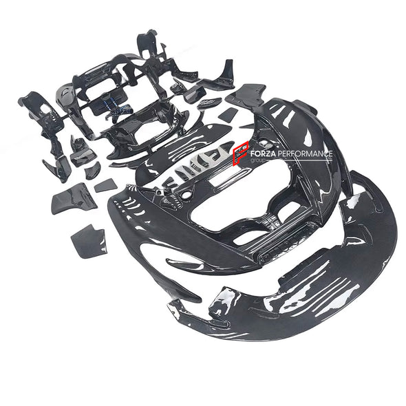 CONVERSION UPGRADE DRY CARBON BODY KIT for MCLAREN 650S 2014 - 2017 upgrade to P1