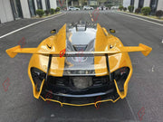 DRY CARBON CONVERSION BODY KIT for MCLAREN 650S 2014 - 2017 UPGRADE TO P1

Set includes:

Front Lip
Front Bumper Body Panel
Side Skirts
Rear Quarter Body Panel
Engine Cover Panel
Rear Spoiler
Rear Bumper
Rear Diffuser
Exhaust System

Material: Dry Carbon

NOTE: Professional installation is required.