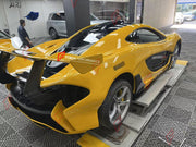 DRY CARBON CONVERSION BODY KIT for MCLAREN 650S 2014 - 2017 UPGRADE TO P1

Set includes:

Front Lip
Front Bumper Body Panel
Side Skirts
Rear Quarter Body Panel
Engine Cover Panel
Rear Spoiler
Rear Bumper
Rear Diffuser
Exhaust System

Material: Dry Carbon

NOTE: Professional installation is required.