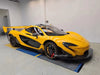 CONVERSION UPGRADE DRY CARBON BODY KIT for MCLAREN 650S 2014 - 2017 upgrade to P1

Set includes:

Front Lip
Front Bumper Body Panel
Side Skirts
Rear Quarter Body Panel
Engine Cover Panel
Rear Spoiler
Rear Bumper
Rear Diffuser
Exhaust System

Material: Dry Carbon

NOTE: Professional installation is required.