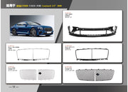 PARTS for BENTLEY FLYING SPUR 2020  Set includes:  GRILLE CASE (CHROME) (3SD 853 667A) GRILLE (CHROME) (3SD 853 683C/684A) FRONT BUMPER (3SD 807 437) GRILLE CASE (BLACK) (3SD 853 667) GRILLE (BLACK) (3SD 853 683E/684B) FOG LMAP COVER W/HOLE (CHROME) (3SD 853 647A/648A) BUMPER GRILLE WITH ACC HOLE (CHROME) (3SD 807 676A) BUMPER GRILLE WITHOUT ACC HOLE (CHROME) (3SD 807 675A)