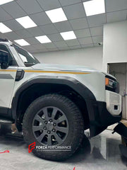 BODY KIT for TOYOTA LAND CRUISER 250 LC 250 2024

Set includes:

Front Skid Plate
Fenders Flairs
Side Trims
Rear Bumper Guard

Material: Plastic + Stainless Steel

Note: Professional installation is required.