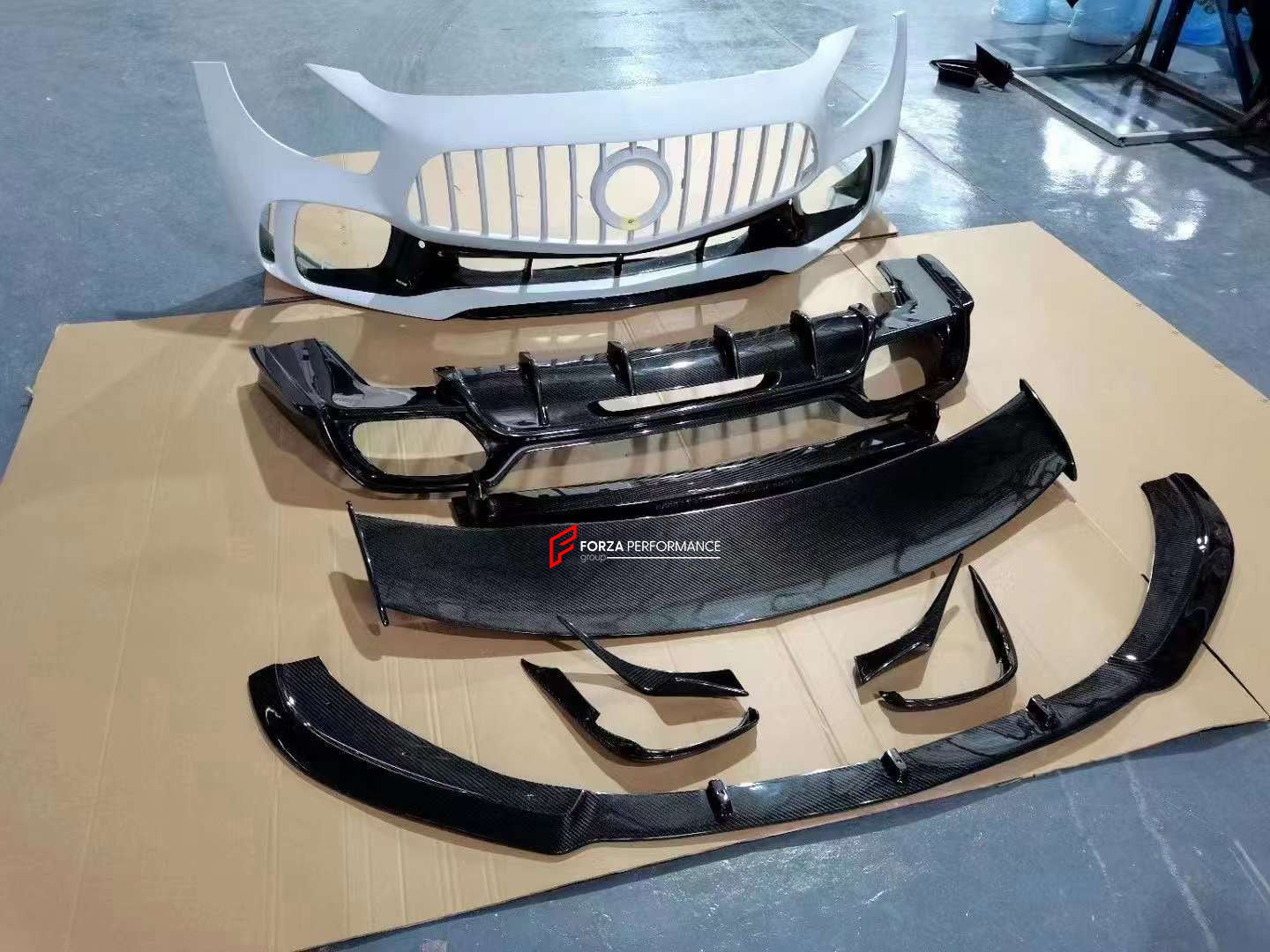 PD STYLE DRY CARBON FULL BODY KIT FOR MERCEDES BENZ AMG GT C190 2014-2017
