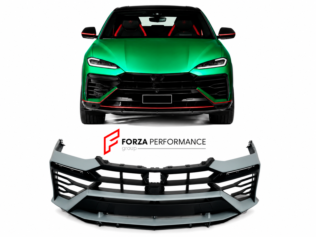 PLASTIC FRONT BUMPER REPLACEMENT for LAMBORGHINI URUS SE 2024+