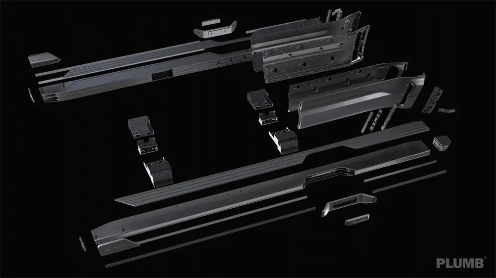 PLUMB DRY CARBON SIDE STEP BAR for LAND ROVER DEFENDER 90 110 130 L663 2019+

Set includes:

Side Step Bar

Material: Dry Carbon, Aluminium Alloy

Note: Professional installation is required.

Why “Contact Us for Pricing”?

We don’t display fixed prices because our goal is to offer you the most competitive deal possible. Product costs often decrease over time, and by requesting a quote, you’ll receive our most up-to-date price on market.

SECURED PAYMENT METHODS
PayPal (+4.4% fee)
Visa / Mastercard / Americ