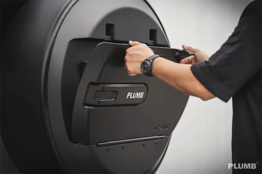 PLUMB DRY CARBON SPARE TIRE STORAGE for LAND ROVER DEFENDER 90 110 130 L663 2019+

Set includes:

Reinforced Bracket
Spare Tire Guard
Storage Box

Material: Dry Carbon, Aluminium Alloy

Note: Professional installation is required.

Why “Contact Us for Pricing”?

We don’t display fixed prices because our goal is to offer you the most competitive deal possible. Product costs often decrease over time, and by requesting a quote, you’ll receive our most up-to-date price on market.

SECURED PAYMENT METHODS
PayPal