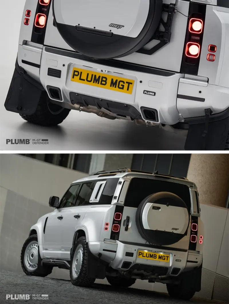 PLUMB MGT REAR BUMPER for LAND ROVER DEFENDER 90 110 130 L663 2019+

Set includes:

Rear Bumper

Material: Plastic

Note: Professional installation is required.

Why “Contact Us for Pricing”?

We don’t display fixed prices because our goal is to offer you the most competitive deal possible. Product costs often decrease over time, and by requesting a quote, you’ll receive our most up-to-date price on market.

SECURED PAYMENT METHODS
PayPal (+4.4% fee)
Visa / Mastercard / American Express (through PayPal)

Ba