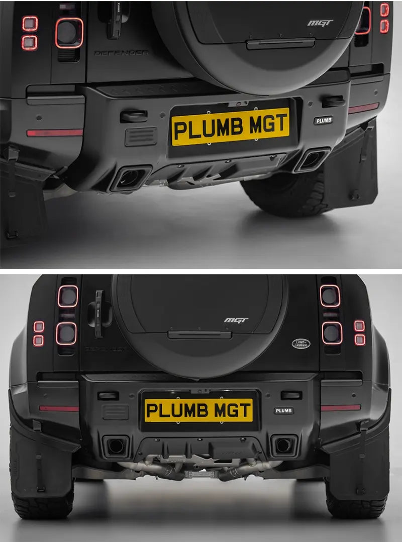 PLUMB MGT REAR BUMPER for LAND ROVER DEFENDER 90 110 130 L663 2019+

Set includes:

Rear Bumper

Material: Plastic

Note: Professional installation is required.

Why “Contact Us for Pricing”?

We don’t display fixed prices because our goal is to offer you the most competitive deal possible. Product costs often decrease over time, and by requesting a quote, you’ll receive our most up-to-date price on market.

SECURED PAYMENT METHODS
PayPal (+4.4% fee)
Visa / Mastercard / American Express (through PayPal)

Ba