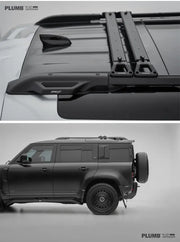 PLUMB MGT ROOF RACK PLATFORM for LAND ROVER DEFENDER 90 110 130 L663 2019+

Set includes:

Roof Rack

Material: Aluminium Alloy

Note: Professional installation is required.

Why “Contact Us for Pricing”?

We don’t display fixed prices because our goal is to offer you the most competitive deal possible. Product costs often decrease over time, and by requesting a quote, you’ll receive our most up-to-date price on market.

SECURED PAYMENT METHODS
PayPal (+4.4% fee)
Visa / Mastercard / American Express (throug
