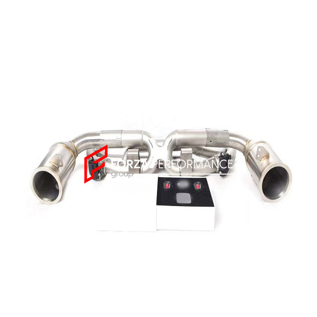 VALVED EXHAUST CATBACK MUFFLER for Porsche Carrera 911/992 3.0T