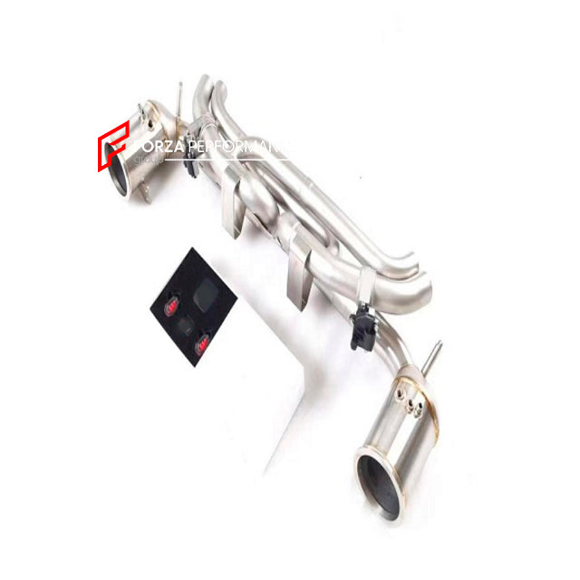 VALVED EXHAUST CATBACK MUFFLER for Porsche Carrera 911/992 3.0T