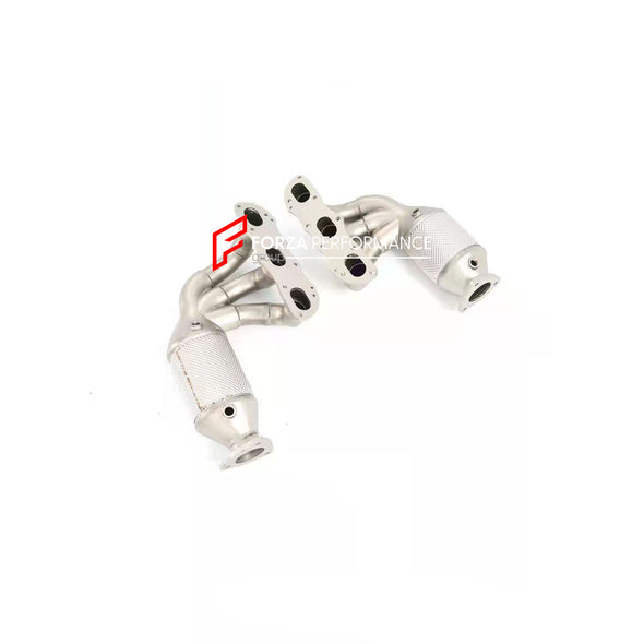 Exhaust downpipe and manifold For Porsche 911 991.1 3.0