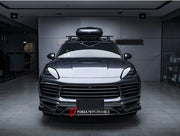 CARBON BODY KIT for PORSCHE CAYENNE 9Y 2019 - 2023  Set includes:  Front Lip Front Vent Covers Rear Diffuser Rear Spoiler Side Skirts Side Fenders
