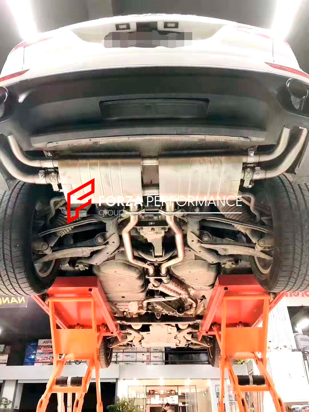 VALVED EXHAUST CATBACK MUFFLER for Porsche Cayenne 9Y 3.0T