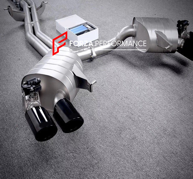 VALVED EXHAUST CATBACK MUFFLER for Porsche Macan S 95B 3.0T 3.6T