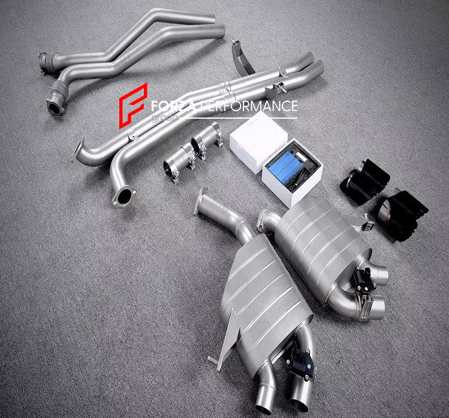 VALVED EXHAUST CATBACK MUFFLER for Porsche Macan S 3.0T 3.6T