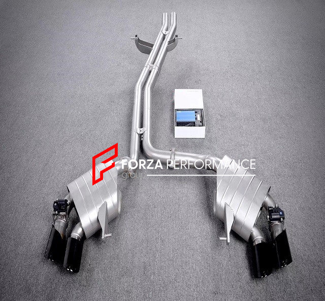 VALVED EXHAUST CATBACK MUFFLER for Porsche Macan S 3.0T 3.6T