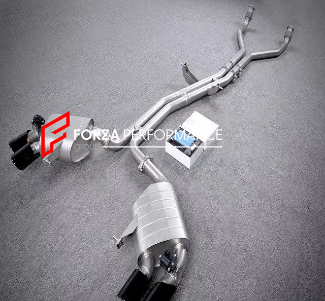 VALVED EXHAUST CATBACK MUFFLER for Porsche Macan S 3.0T 3.6T