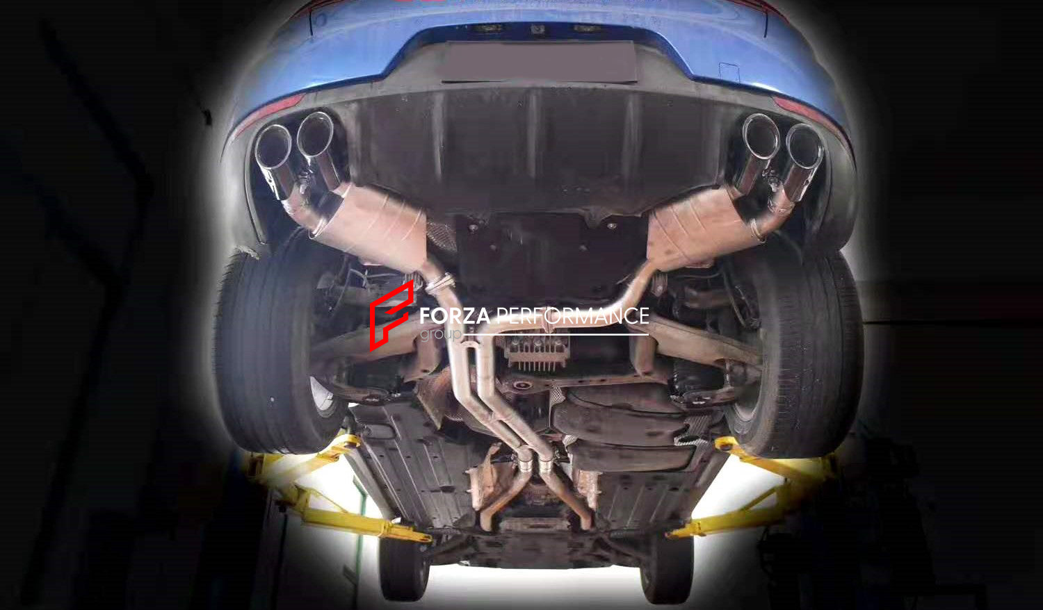 VALVED EXHAUST CATBACK MUFFLER for Porsche Macan S 3.0T 3.6T