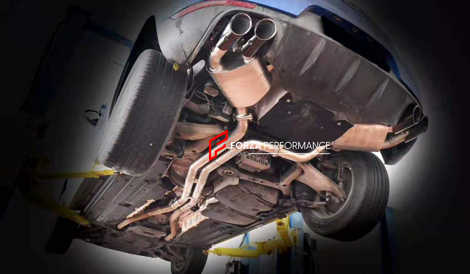 VALVED EXHAUST CATBACK MUFFLER for Porsche Macan S 3.0T 3.6T