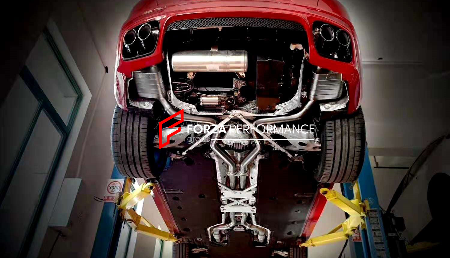 Valved Exhaust Catback Muffler for Porsche Panamera 971 2.9T