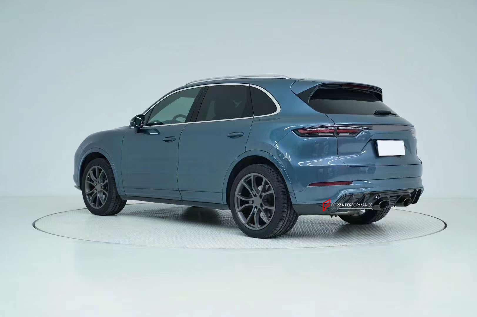 TURBO GT STYLE DRY CARBON BODY KIT for PORSCHE CAYENNE 9Y0 2018 - 2023  Set includes:   Front Bumper Front Vent Covers Side Fenders Side Skirts Wheel Arches Rear Diffuser Exhaust tips with mufflers