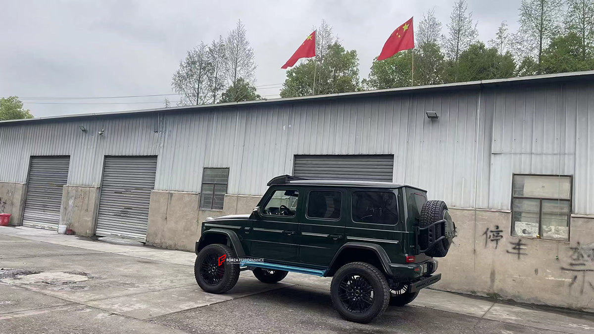 PORTAL AXEL FOR 4x4 MERCEDES BENZ G CLASS AMG W463

Gear Ratio: 1.15

Clearance Increase: +147mm

Wheels PCD: 8 x 164.8


Material: Aluminium

Color: Black, Gold, Silver, Grey, Red

Note: Professional installation is required