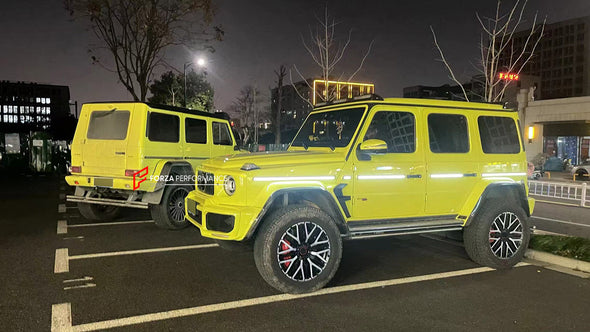 PORTAL AXEL FOR 4x4 MERCEDES BENZ G CLASS AMG W463

Gear Ratio: 1.15

Clearance Increase: +147mm

Wheels PCD: 8 x 164.8


Material: Aluminium

Color: Black, Gold, Silver, Grey, Red

Note: Professional installation is required