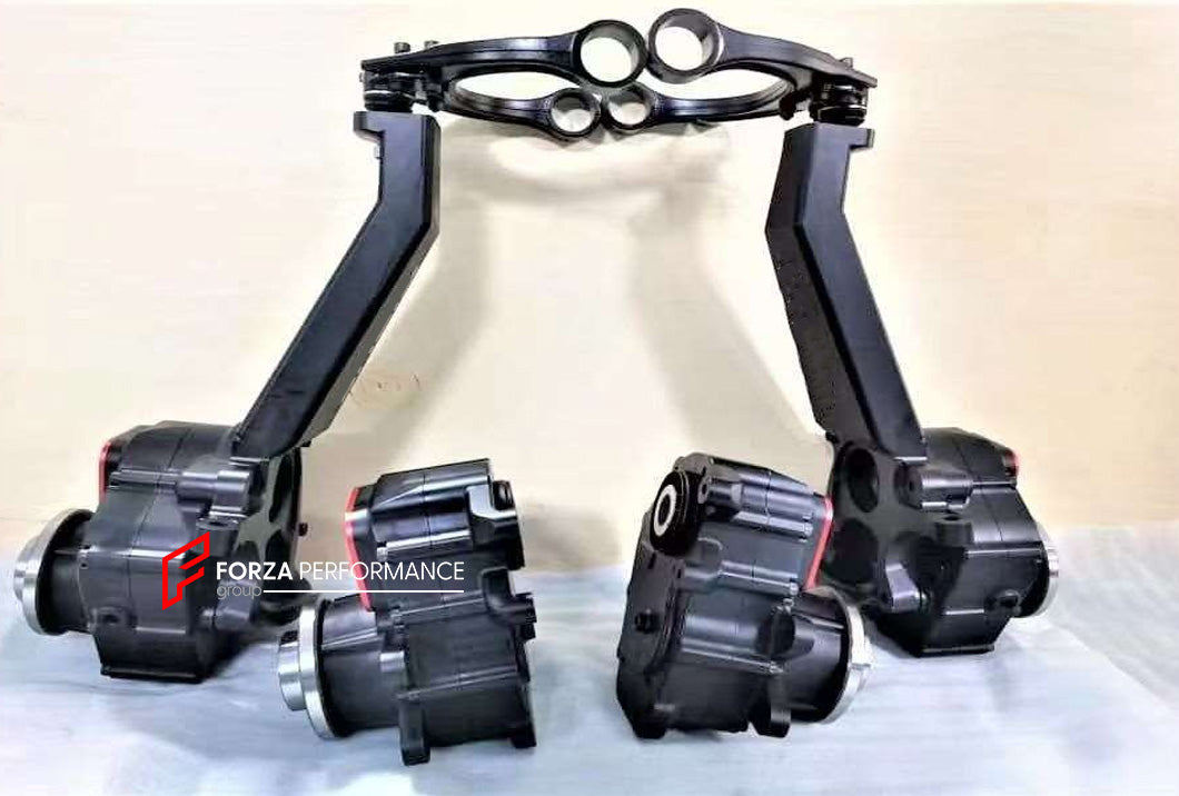 PORTAL AXLE FOR 4x4 MERCEDES BENZ G CLASS AMG W463

Gear Ratio: 1.15

Clearance Increase: +130mm

Wheels PCD: 5 x 130


Material: Aluminium

Color: Black, Gold, Silver, Grey, Red

Note: Professional installation is required