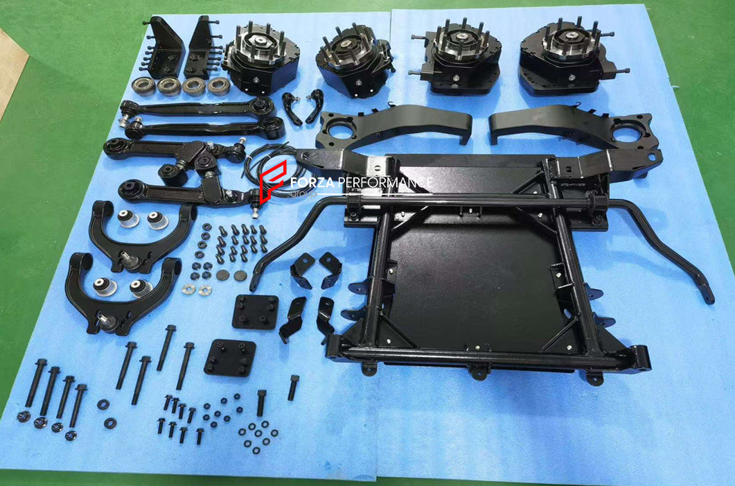 PORTAL AXLE FOR 4x4 MERCEDES BENZ G CLASS AMG W463

Gear Ratio: 1.15

Clearance Increase: +147 mm

Wheels PCD: 8 x 164.8


Material: Aluminium



Color: Black, Gold, Silver, Grey, Red

Note: Professional installation is required