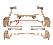 PORTAL AXLE FOR 4x4 MERCEDES BENZ G CLASS AMG W463

Gear Ratio: 1.15

Clearance Increase: +147 mm

Wheels PCD: 8 x 164.8


Material: Aluminium



Color: Black, Gold, Silver, Grey, Red

Note: Professional installation is required
