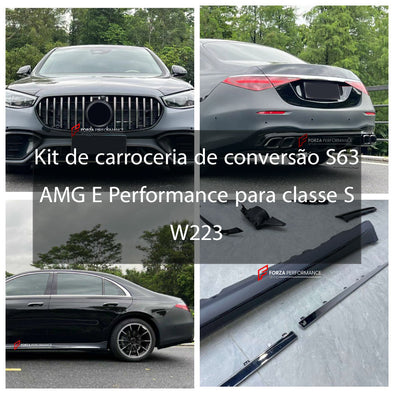 Kit de carroceria de conversão S63 AMG E Performance para classe S W223