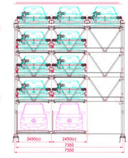 PPS Puzzle Parking System - Semi-Automated Multi-Level Car Stacker - aparcamiento de coches / parking pour voiture