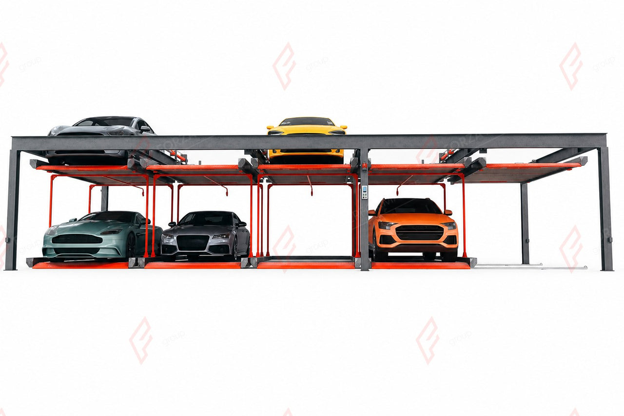 PPS Puzzle Parking System - Semi-Automated Multi-Level Car Stacker - aparcamiento puzzle / parking puzzle