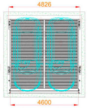 PTP-4D Pit-Mounted Double Two-Post Garage Parking Lift - 4-Car In-Ground - aparcamiento para 4 coches / monte-voiture