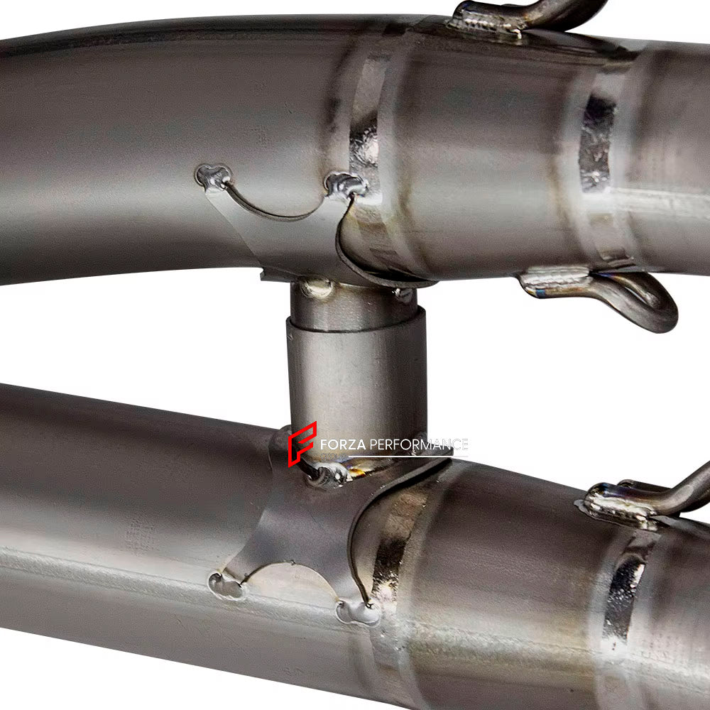 RACING TITANIUM MOTORCYCLE EXHAUST SYSTEM for BMW S1000RR M S1K S1000R 2019 - 2024

Set include:

Header
2-1 Merge Collectors
Mid pipe


Material: Titanium (can be made in Stainless Steel)

NOTE: Professional installation is required.

FEATURES:

Engineered Digital prototyping using 3D CAD design software, each car model chassis has been 3D laser scanned in the factor
Factory run all test cars on Italian 1200HP Dyno machine, to make the best performance design of exhaust
CNC bending machine accurately bends