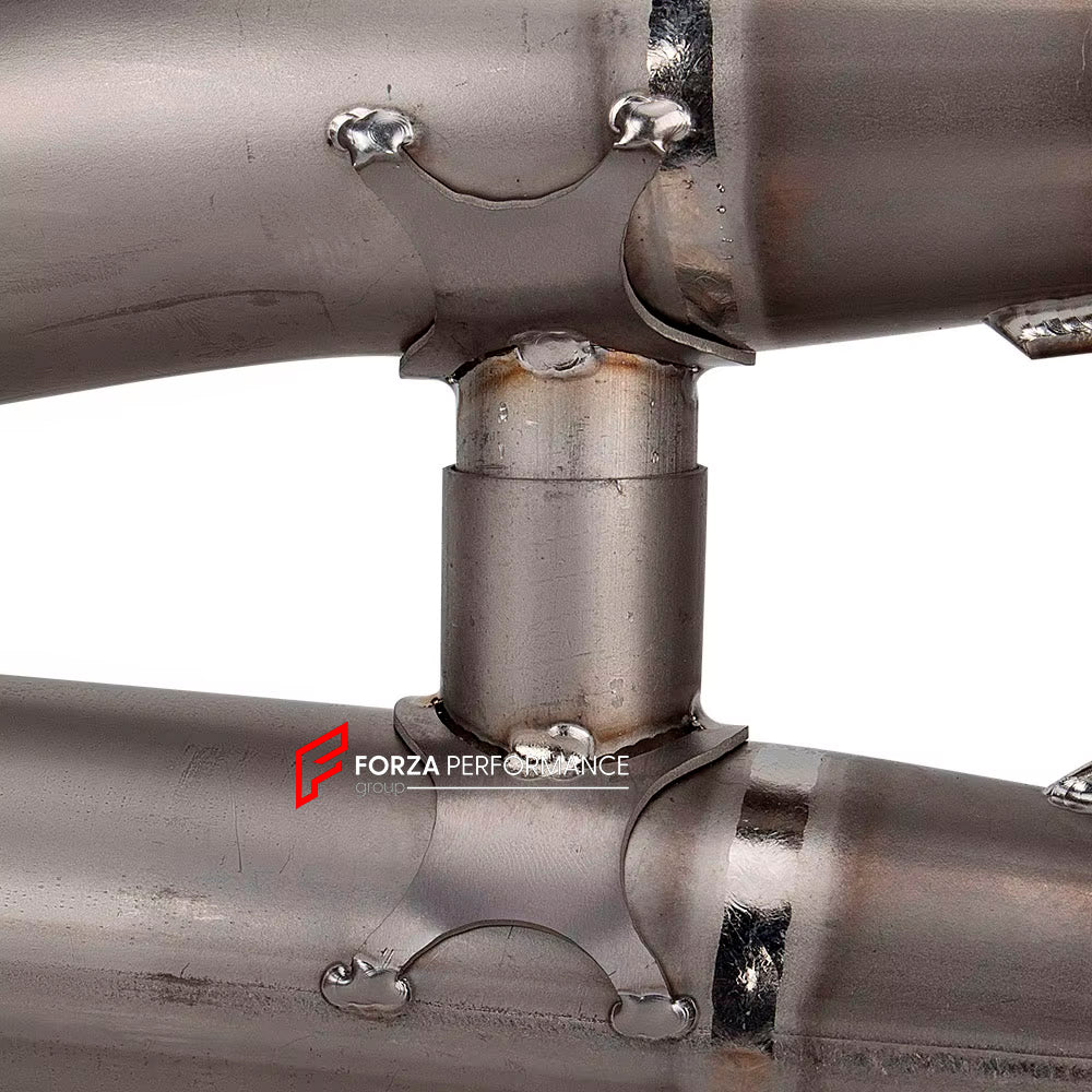 TITANIUM MOTORCYCLE EXHAUST SYSTEM for BMW S1000XR M1000XR 2020+

Set include:

Header
2-1 Merge Collectors
Mid pipe


Material: Titanium (can be made in Stainless Steel)

NOTE: Professional installation is required.

FEATURES:

Engineered Digital prototyping using 3D CAD design software, each car model chassis has been 3D laser scanned in the factor
Factory run all test cars on Italian 1200HP Dyno machine, to make the best performance design of exhaust
CNC bending machine accurately bends the tube accordin
