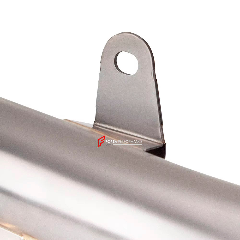 RACING TITANIUM MOTORCYCLE EXHAUST SYSTEM for BMW S1000RR M S1K S1000R 2019 - 2024

Set include:

Header
2-1 Merge Collectors
Mid pipe

Exhaust Slip On

Material: Titanium (can be made in Stainless Steel)

NOTE:&nbsp;Professional installation is required.

FEATURES:

Engineered Digital prototyping using 3D CAD design software, each car model chassis has been 3D laser scanned in the factor
Factory run all test cars on Italian 1200HP Dyno machine, to make the best performance design of exhaust
CNC bending mac