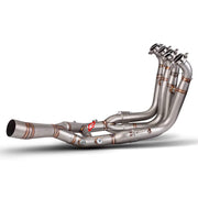 RACING TITANIUM MOTORCYCLE EXHAUST SYSTEM for BMW S1000RR M S1K S1000R

Set include:

Header
2-1 Merge Collectors
Mid pipe


Material: Titanium (can be made in Stainless Steel)

NOTE:&nbsp;Professional installation is required.

FEATURES:

Engineered Digital prototyping using 3D CAD design software, each car model chassis has been 3D laser scanned in the factor
Factory run all test cars on Italian 1200HP Dyno machine, to make the best performance design of exhaust
CNC bending machine accurately bends the tu