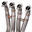 RACING TITANIUM MOTORCYCLE EXHAUST SYSTEM for BMW S1000RR M S1K S1000R

Set include:

Header
2-1 Merge Collectors
Mid pipe


Material: Titanium + Stainless Steel

NOTE:&nbsp;Professional installation is required.

FEATURES:

Engineered Digital prototyping using 3D CAD design software, each car model chassis has been 3D laser scanned in the factor
Factory run all test cars on Italian 1200HP Dyno machine, to make the best performance design of exhaust
CNC bending machine accurately bends the tube according to