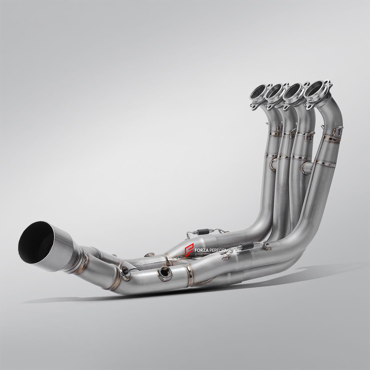 RACING TITANIUM MOTORCYCLE EXHAUST SYSTEM for BMW S1000RR S1000R 2019 - 2024
Set includes:

Header
4-2-1 Merge Collectors
Mid Pipe
Exhaust Slip On Muffler
Material: Titanium

NOTE: Professional installation is required.
Weight: 3.470 kg
