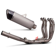 RACING TITANIUM MOTORCYCLE EXHAUST SYSTEM for SUZUKI GSX 1300R HAYABUSA GEN3 2021+

Set include:

Header
4-2-1 Merge Collectors
Mid pipe

Exhaust Slip On

Material: Titanium (can be made in Stainless Steel)

NOTE:&nbsp;Professional installation is required.

FEATURES:

Engineered Digital prototyping using 3D CAD design software, each car model chassis has been 3D laser scanned in the factor
Factory run all test cars on Italian 1200HP Dyno machine, to make the best performance design of exhaust
CNC bending m